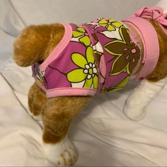 Casual Canine Floral Doggie Bikini Set Sz M - Picture 3 of 8